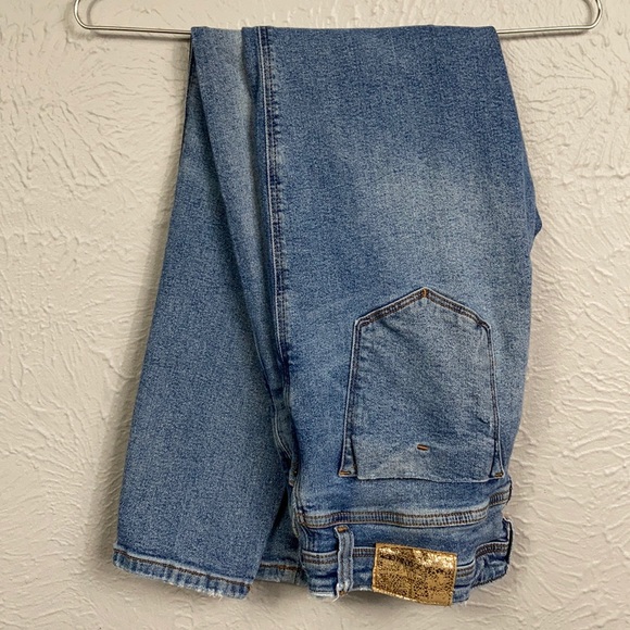 ZARA Basic Denim Dept. Button Up Blue Jeans Size 4 - Picture 1 of 10